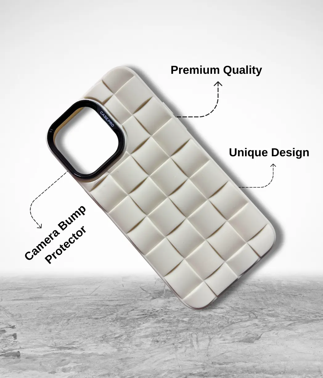 iPhone 12 Silicone Back Cover (White)
