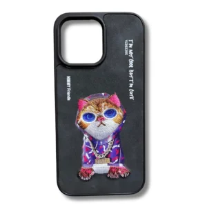 Santa Barbara Back Cover for iPhone 14 Pro Max (Cat Black)