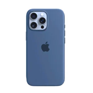 iPhone 13 Pro Premium Silicone Back Cover (Winter Blue)