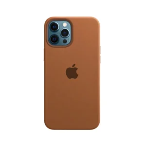 iPhone 15 Pro Max Premium Silicone Back Cover (Brown)