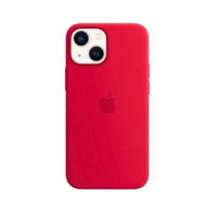 iPhone 15 Plus Premium Silicone Back Cover (Red)